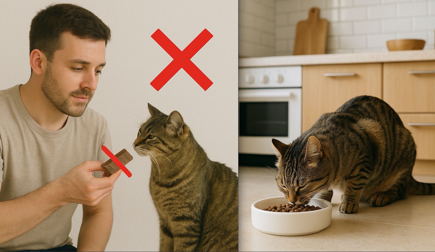 Cat eating